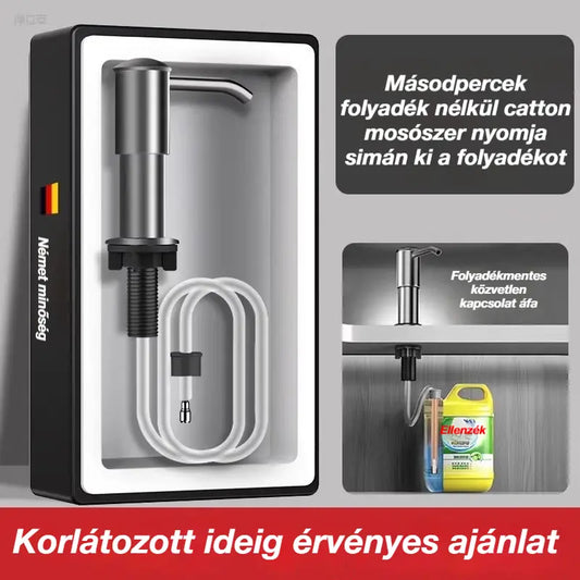 🔥【Féláron, korlátozott ideig!】Fürdőszobai mosdó szappanadagoló hosszabbító csőkészlet