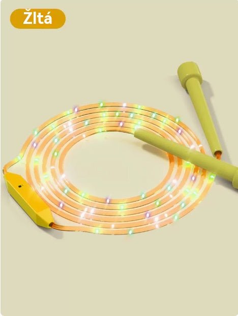 🌟✨ LED-es világítású ugrókötél – 3 állítható üzemmóddal és ütésálló kialakítással a hosszan tartó szórakozásért! 💡🏃♀️ Tökéletes szabadtéri tevékenységekhez, fenntartható újratölthető akkumulátorral. 🌿