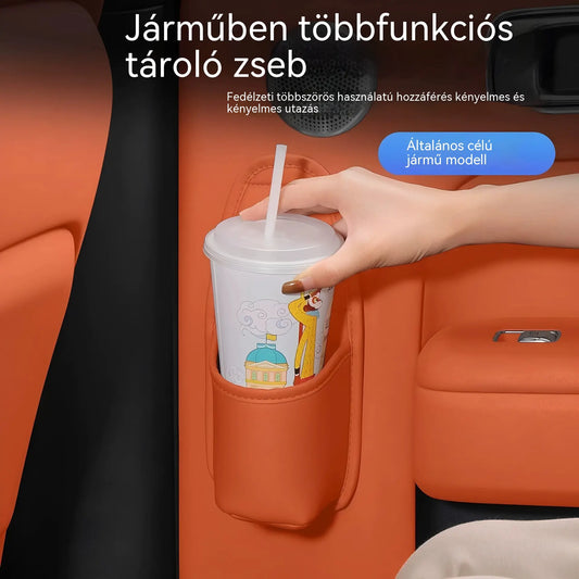 🚗 Tágasabb és rendezettebb autóbelső! Valódi bőr ajtókonzolok/pohártartók/telefontartók (könnyen felszerelhetők a szélvédőre/vásárolj egyet, kapsz egyet ingyen)! ✨