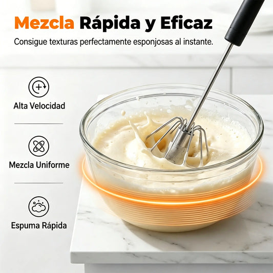8600 Ft【2 darabos szett】Félautomata rozsdamentes acél tojáshabverő