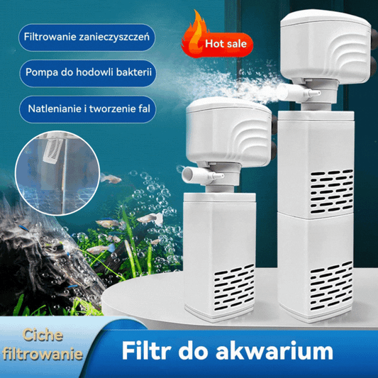 【25W】💦Cichy elektryczny filtr akwariowy🐟