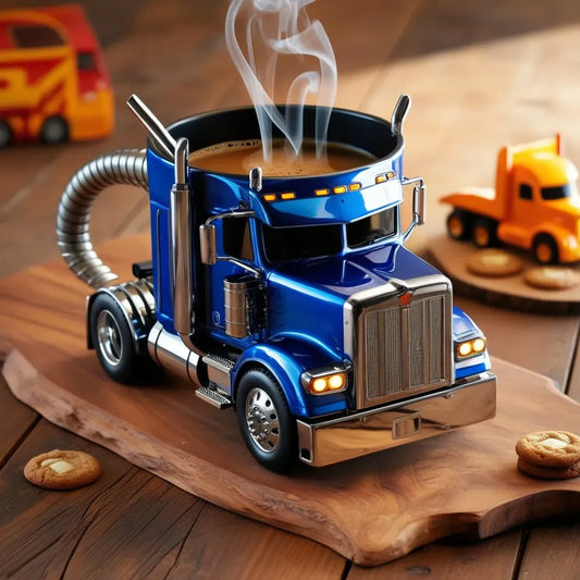 🚛【Kézzel készített termékek - Nagy akció】Kézzel készített teherautó alakú kávésbögre--Ingyenes szállítás