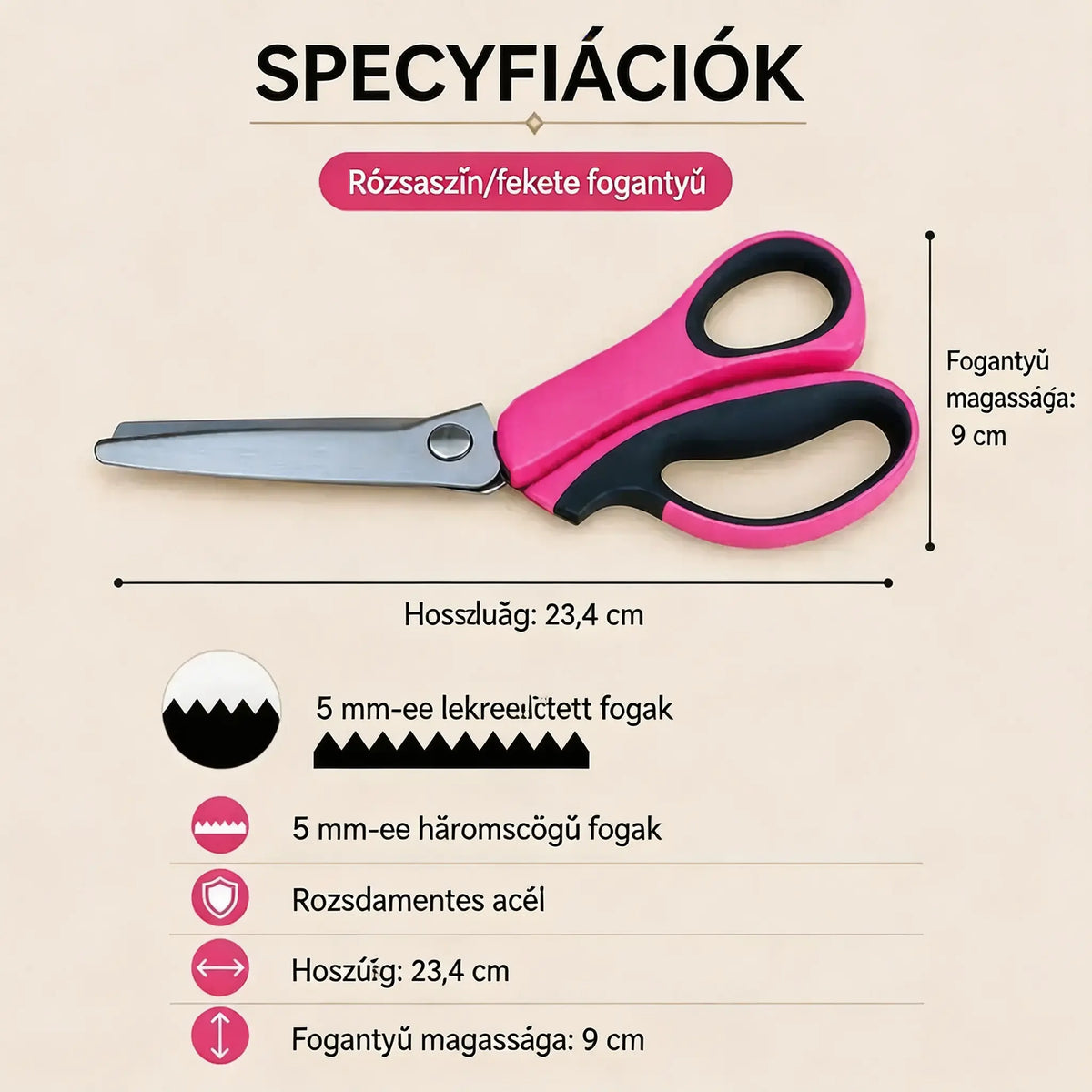 ✂️🧵Multifunkcionális olló kézimunkához, könnyedén készíthetsz vele szemet gyönyörködtető csipkét!