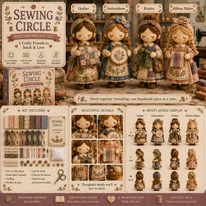 🎁Utolsó nap: Használd ki az 50% kedvezményt! 🧵Patchwork miniatűr készlet a Miniature World sorozatból.