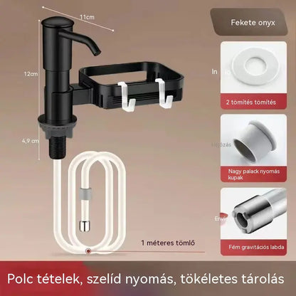 🔥【Féláron, korlátozott ideig!】Fürdőszobai mosdó szappanadagoló hosszabbító csőkészlet