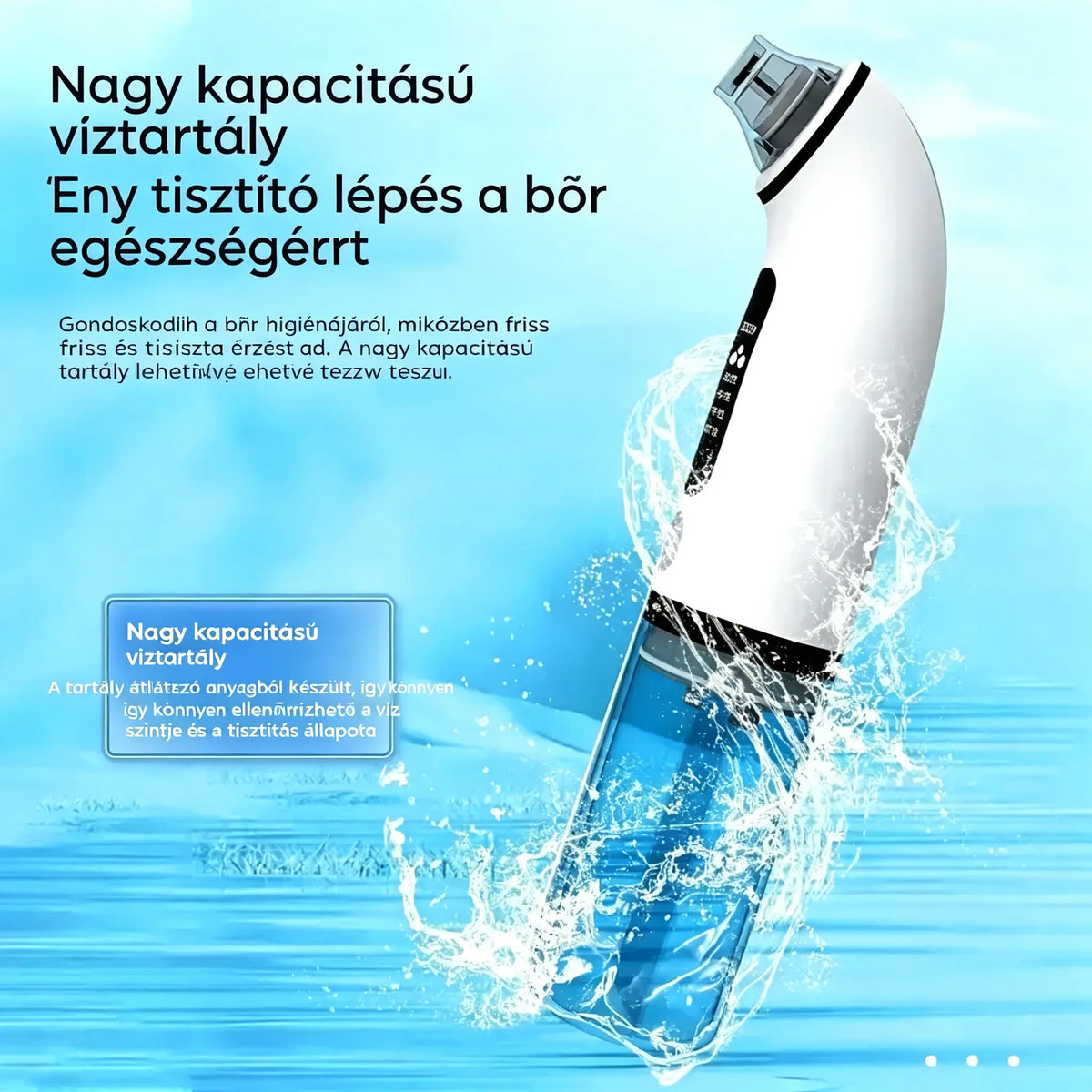 🔥【50% kedvezmény korlátozott ideig】Elektromos arctisztító · Feszesítés és lifting · Mély pórustisztítás