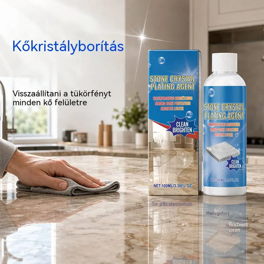 ✨ Márványtisztító és -polírozó – Gyengéden tisztít, fokozza a fényt, védi a lezárt követ ✨