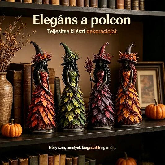 🔥 [Korlátozott ideig féláron] 🧙‍♀️ Varázslatos őszi boszorkánybaba
