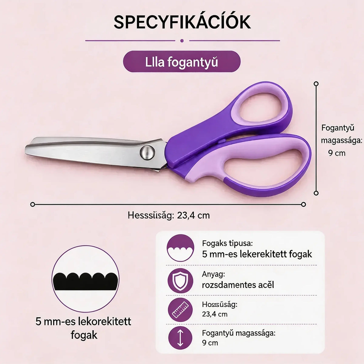 ✂️🧵Multifunkcionális olló kézimunkához, könnyedén készíthetsz vele szemet gyönyörködtető csipkét!