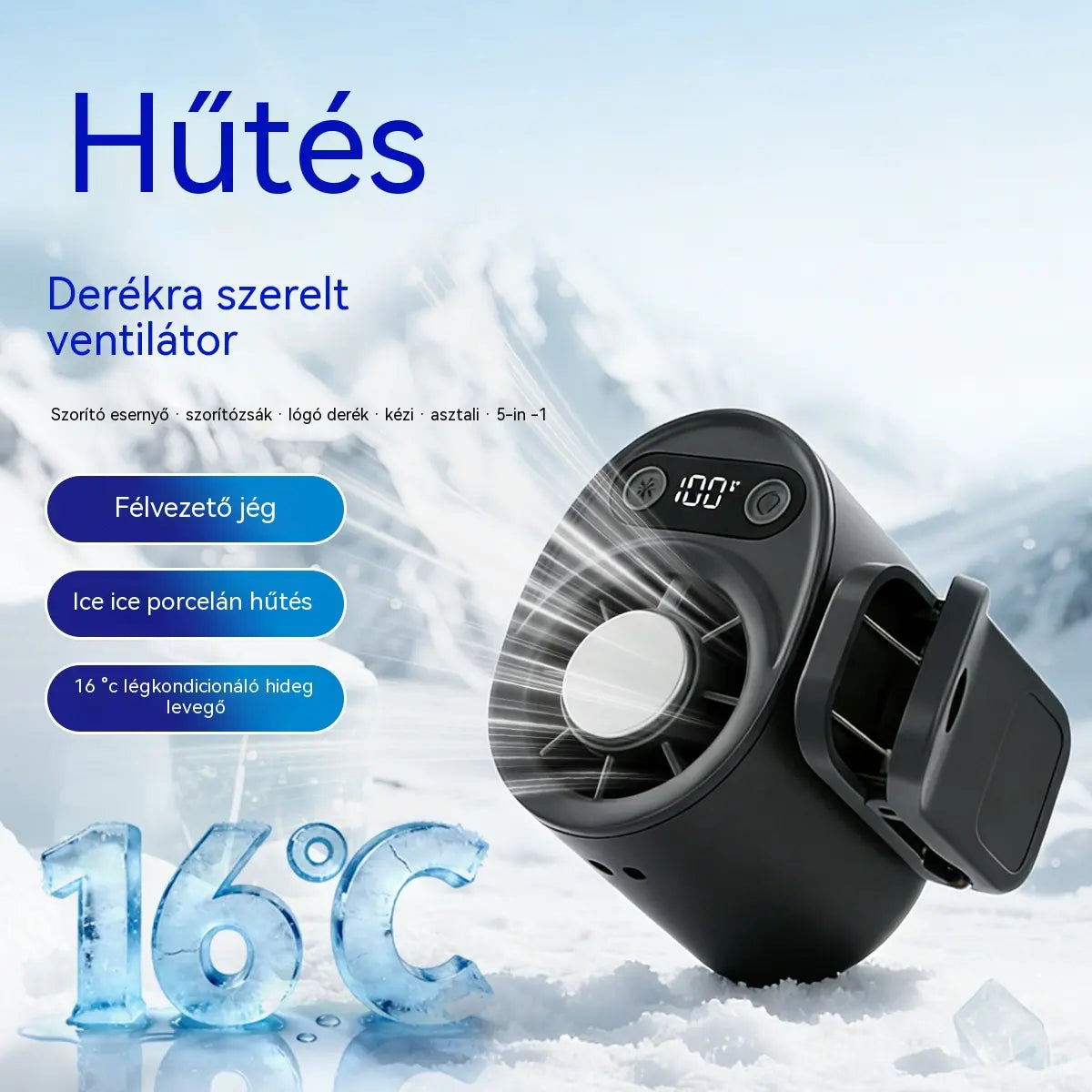 ✨Hordozható autós turbóventilátor a lehűlés segítésére