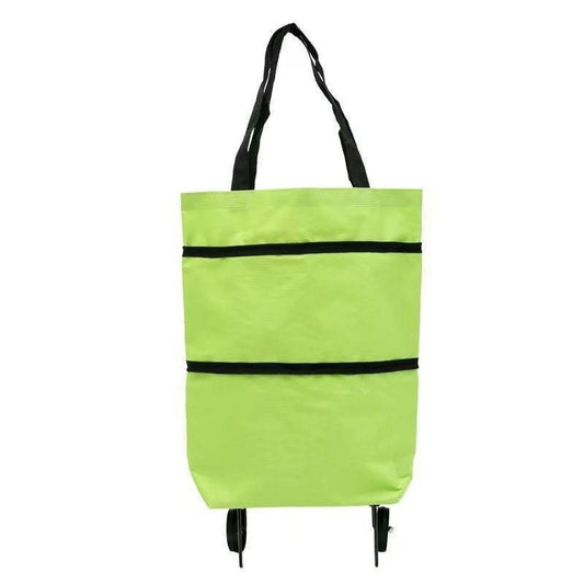 1 termék 10300 Ft [Bestseller] 🛒♻️ 2 az 1-ben összecsukható bevásárlótáska/hátizsák, könnyű, kerekes bevásárlótáska/gurulós bőrönd
