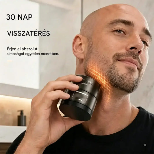 📢📢 50% KEDVEZMÉNY! ⏰ 2 az 1-ben intelligens elektromos borotva kopasz fejre és szakállvágó digitális kijelzővel