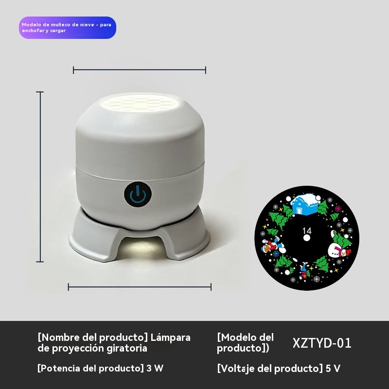 🔥【Korlátozott ideig féláron】💡Dinamikus forgó LED projektor - Magával ragadó hangulatvilágítás