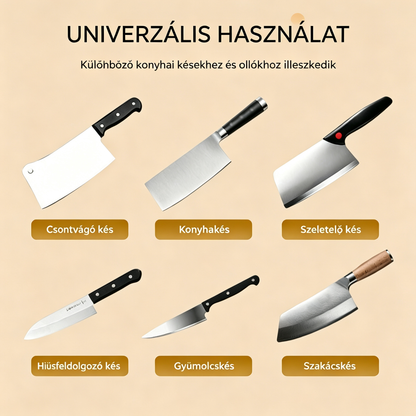 ⏳ 50% kedvezmény! 🔪 Multifunkcionális, akkus elektromos késélező, újratölthető ✨