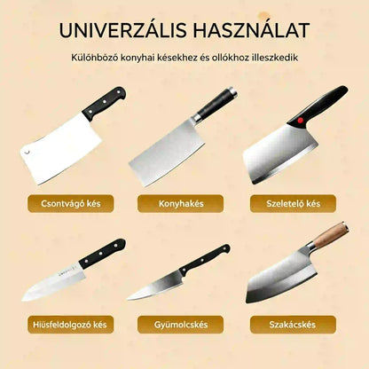 ⏳ 50% kedvezmény! 🔪 Multifunkcionális, akkus elektromos késélező, újratölthető ✨