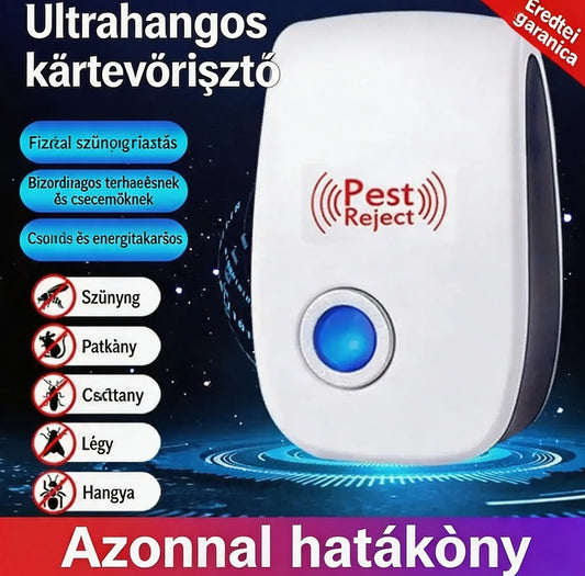 🔥【3 darabos csomag】 Csendes, fizikai ultrahangos rágcsáló- és rovarriasztó