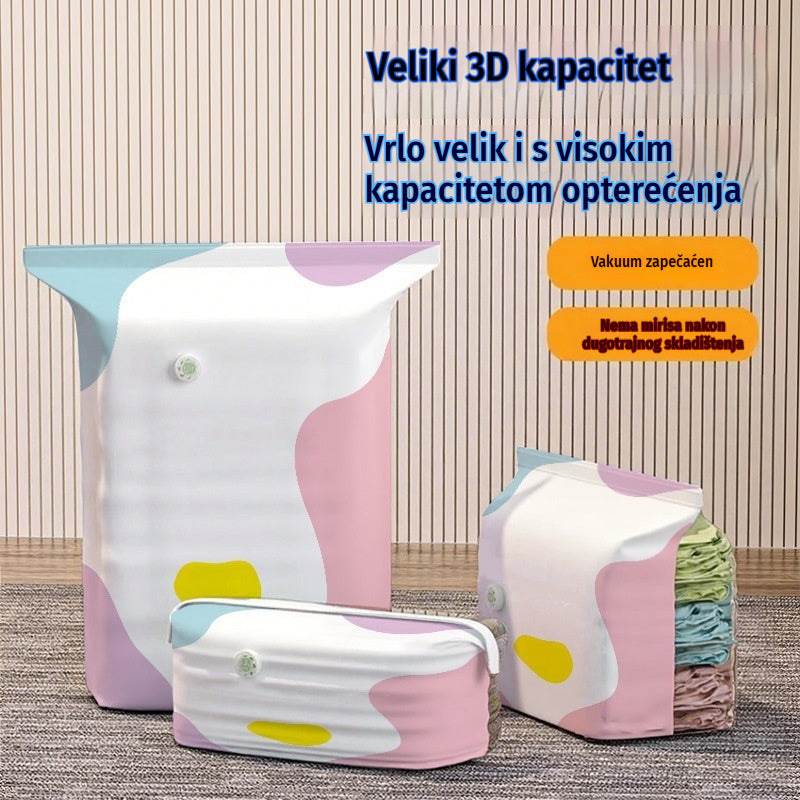 🧳【2000 Ft darabonként】💨 Nagy kapacitású, összenyomható vákuumos tárolózsák: Nincs szükség légpumpára, szivárgásmentes kialakítás, ideális helytakarékosságra a bőröndben és otthon ✈️