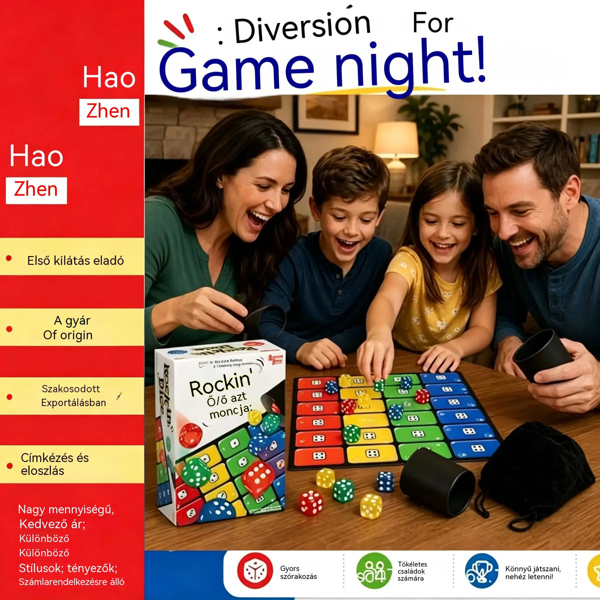 🎲👨‍👩‍👧‍👦Népszerű kockajáték, a Ligreto