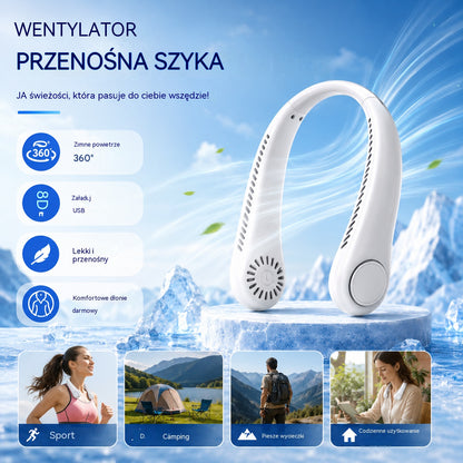 🔥[Korlátozott ideig 50% kedvezmény]💨 360°-os nyakventilátor – Csendes és könnyű, az ideális választás nyárra 🌞