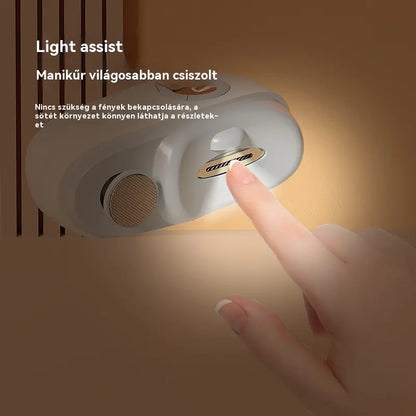 ✂️💅🔥Többszörös felhasználási célú fülkes elektromos csiszoló, ragadást megelőző védeléssel ellátott fülkes elektromos vágó