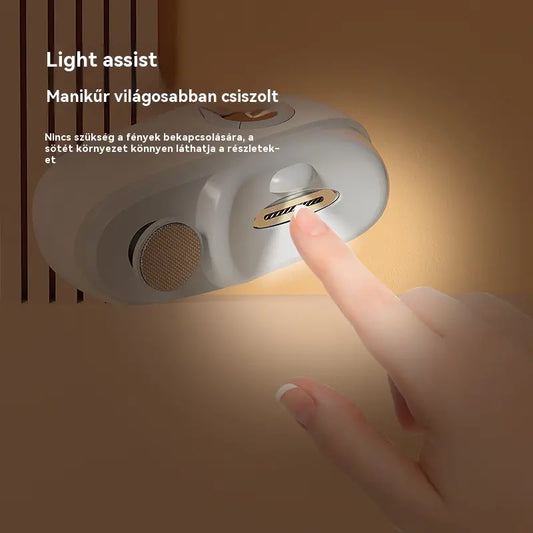 ✂️💅🔥Többszörös felhasználási célú fülkes elektromos csiszoló, ragadást megelőző védeléssel ellátott fülkes elektromos vágó