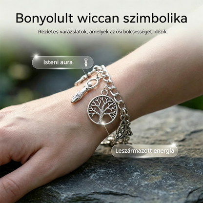 Női vintage charmos karkötő misztikus hangulattal – Mennyei, gótikus és bohém ékszerek 🔮✨
