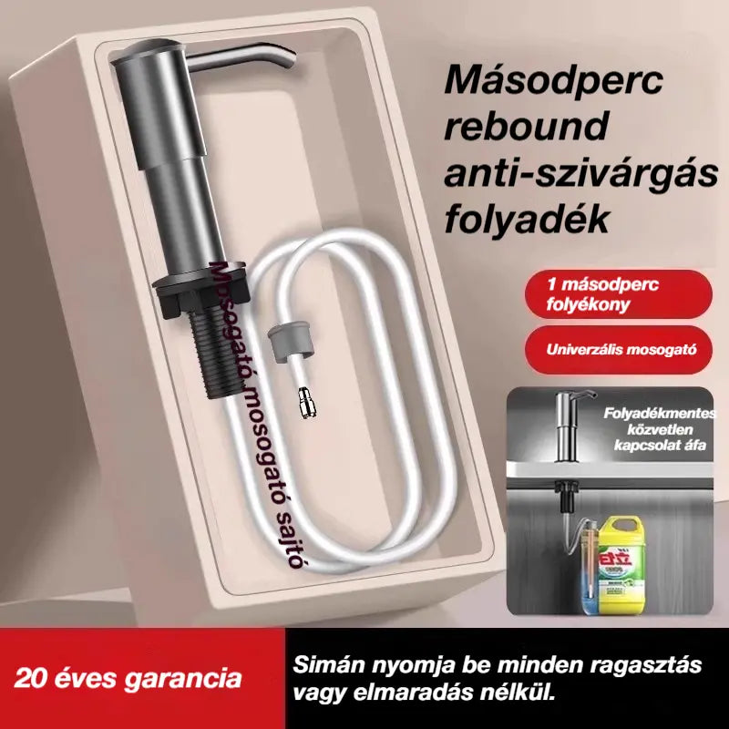 🔥【Féláron, korlátozott ideig!】Fürdőszobai mosdó szappanadagoló hosszabbító csőkészlet
