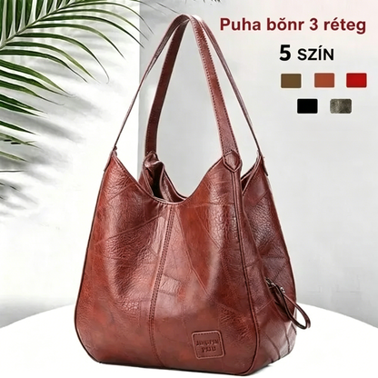 💖👜💖Új, nagy kapacitású válltáska puha bőrből - sokoldalú, divatos női kézitáska