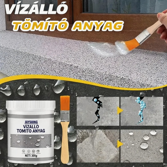 🔥【2 vödör (100g*2=200g) + ecset】8700 Ft】Szuper láthatatlan és szivárgásmentes tömítőanyag (ecsettel)