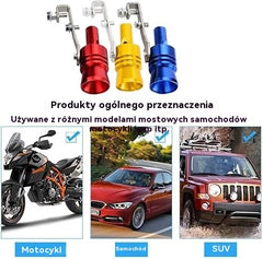 【Kup 1, a 1 dostaniesz gratis】Gwizdek wydechowy Turbo Sound – wytrzymały i przyciągający wzrok metalowy