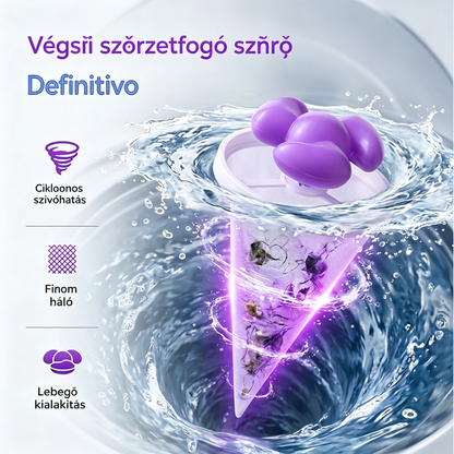 🌀 6 darabos csomag mindössze 9170 forintért ✨ Úszó mosógép szűrőháló — Hatékonyan felfogja a szöszöket, hajat és állatszőrt minden mosás során 🧺