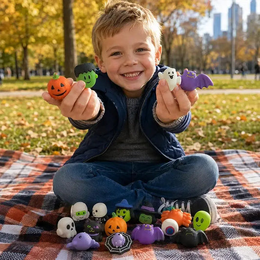 50 darab 9500 Ft🎃Halloween témájú empanada alakú stresszoldók, imádnivaló tökös szellem empanadák.