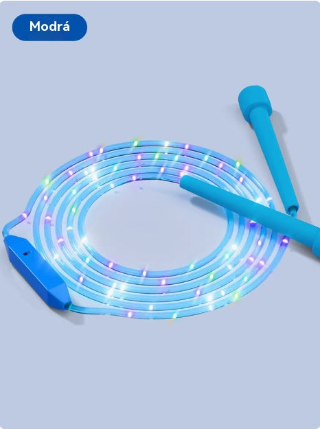 🌟✨ LED-es világítású ugrókötél – 3 állítható üzemmóddal és ütésálló kialakítással a hosszan tartó szórakozásért! 💡🏃‍♀️ Tökéletes szabadtéri tevékenységekhez, fenntartható újratölthető akkumulátorral. 🌿