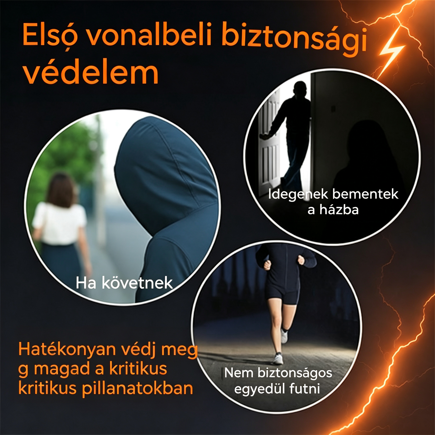 🔥【Utolsó nap – korlátozott ideig féláron】Linterna de autodefensa de arco 2 en 1