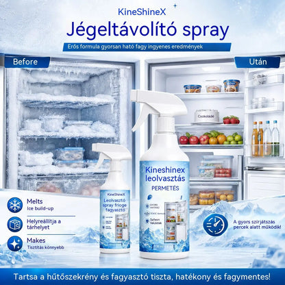 🔥【2 üveg 9600】❄️ Új jégtelenítő spray 2026 🧡 Gyorsan eltávolítható jég a fagyasztóból