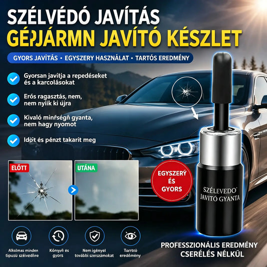 【3 darabos szett】🚗 Repedésjavító folyadék – karcolások és repedések javítására szolgáló ragasztó