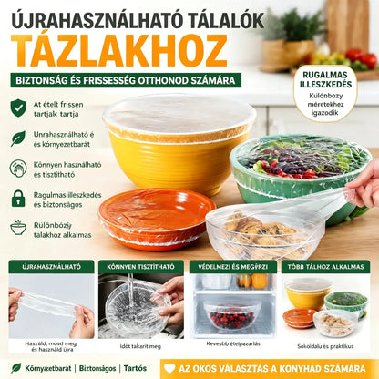 🔥📢📢 MOST 50% KEDVEZMÉNY! ⏰ (100 darabos többcsomagos) rugalmas ételtartó fólia