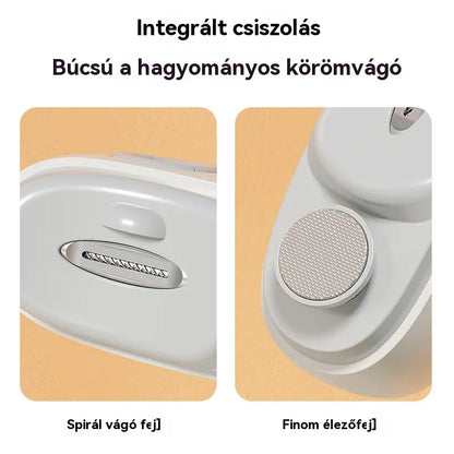 ✂️💅🔥Többszörös felhasználási célú fülkes elektromos csiszoló, ragadást megelőző védeléssel ellátott fülkes elektromos vágó