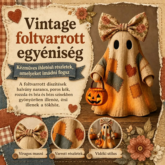 Vigyél egy csipetnyi bájos nosztalgiát otthonodba, és teremts meleg, hívogató légkört! 🎃✨🍂