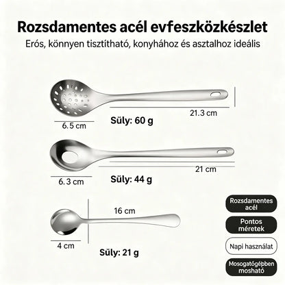 🍖 【3 darabos】304 rozsdamentes acél húsgombóc forma - Ideális hús- és halgombócok készítéséhez, tökéletes otthoni főzéshez 🥄