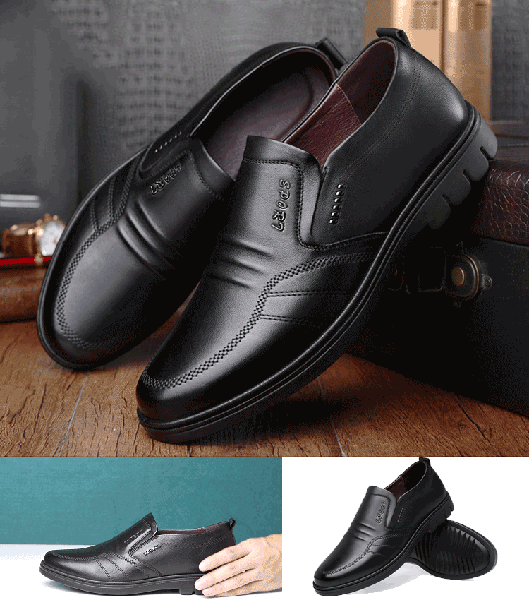😍30% zniżki!🔥【39-44】Meskie skorzane buty biznesowe