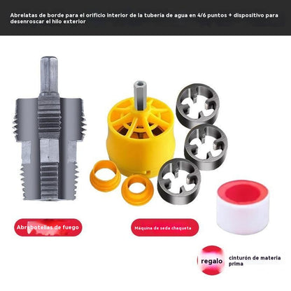 🛠️【Belső és külső menetvágó szerszámkészlet】⚙️🔩 Vízvezeték menetvágó tartozék