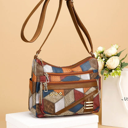 🔥【Vásárolj most 50% kedvezménnyel!】👜 2026-es új divatos PU puha bőr válltáska