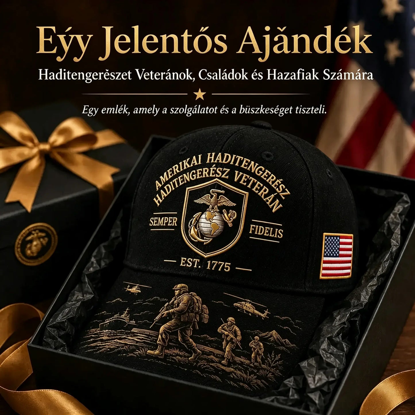 🤠🧢 Tengerészgyalogság Örök Hűségsapka