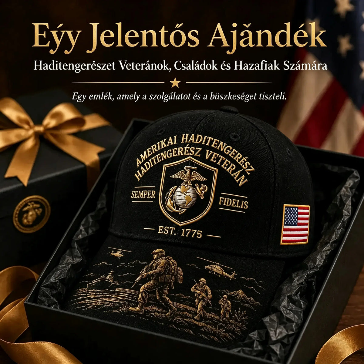 🤠🧢 Tengerészgyalogság Örök Hűségsapka