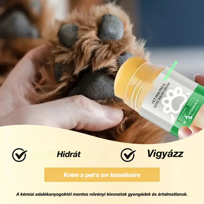 💧3 tétel 9500 Ft🐾 Hidratáló mancsbalzsam – 🐶 Kényeztesd kedvenced puha és egészséges mancsait