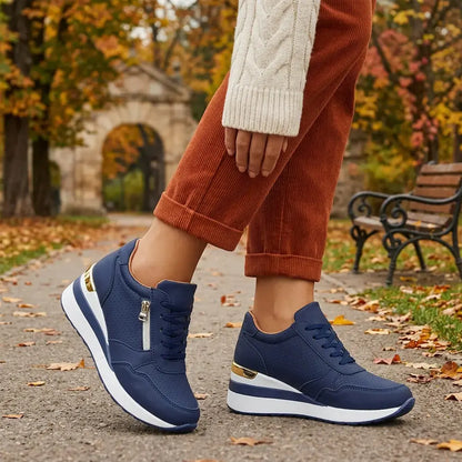 👟【36-43】Plus size bebújós éktalpú tornacipők – Könnyű, mindennapi platformcipők – Kényelmes cipők sétáláshoz és testmozgáshoz