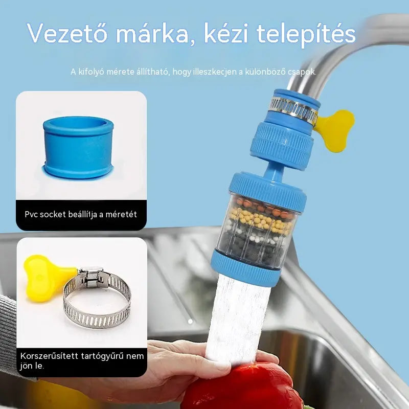 2 tétel 8700 Ft.🔥Vegyél egyet, és a másodikat ingyen kapod! 💧 Csapszűrő: javítja a csapvíz minőségét.