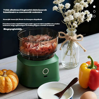 🔥 50% kedvezmény! 🔥 🥩⚡ Nagy kapacitású elektromos húsdaráló: Erős, gyors és könnyen használható | Ideális otthoni konyhába és házias ételekhez 🍔🌮