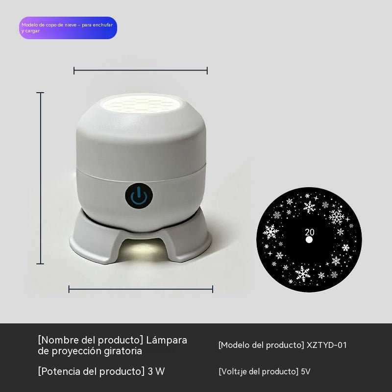 🔥【Korlátozott ideig féláron】💡Dinamikus forgó LED projektor - Magával ragadó hangulatvilágítás